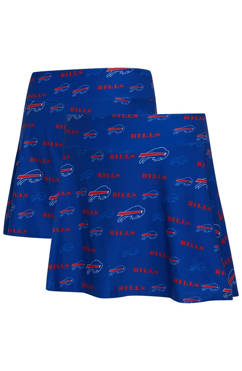CONCEPTS SPORT Women's Concepts Sport Royal Buffalo Bills Mosaic Allover Print Skort, Main, color, 