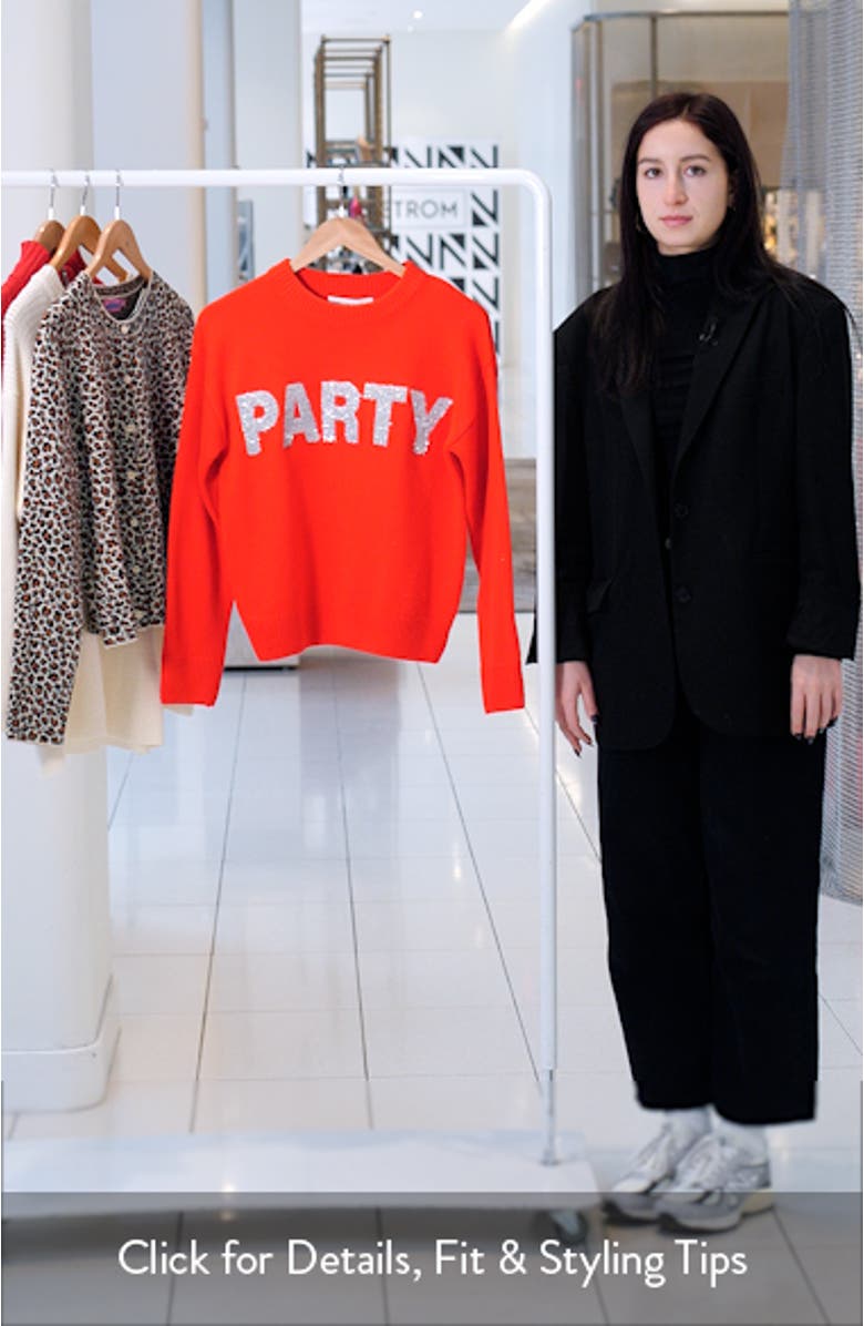 Party Metallic Sweater, sales video thumbnail