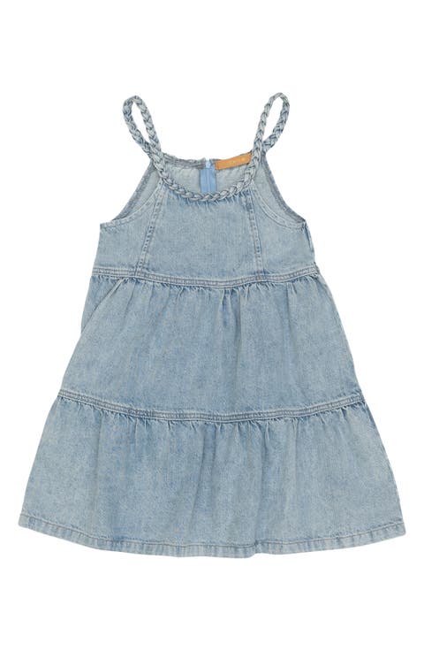 Kids' Tiered Denim Dress (Little Kid)