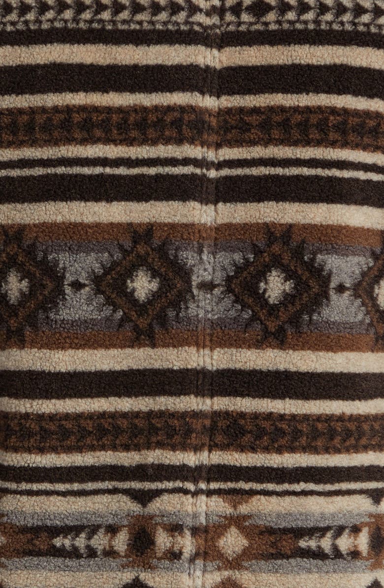 Double RL Buck Desert Serape Print High Pile Fleece Vest, Alternate, color, 