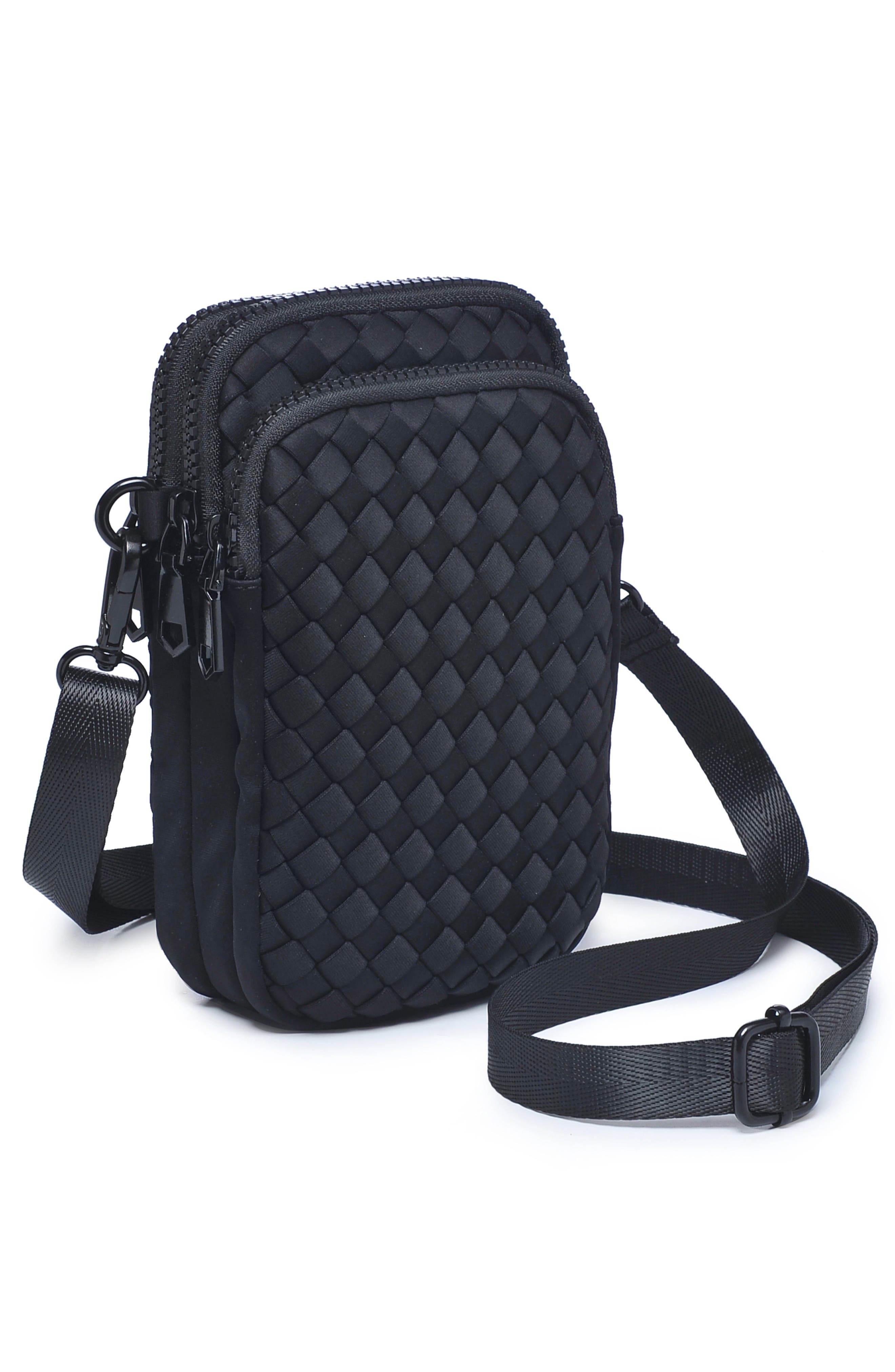 Sol and Selene Divide & Conquer - Woven Neoprene Bag, Alternate, color, Black