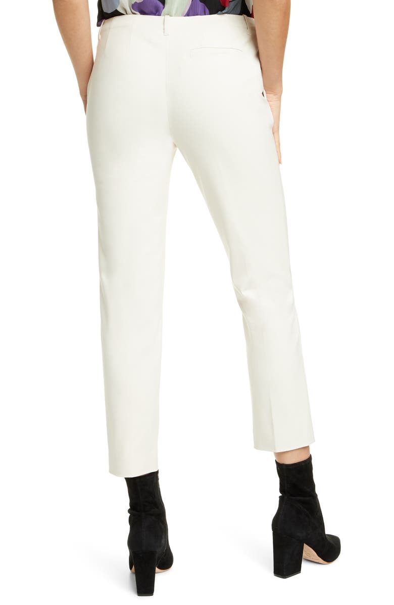 Emporio Armani Stretch Cotton Blend Crop Pants, Alternate, color, 