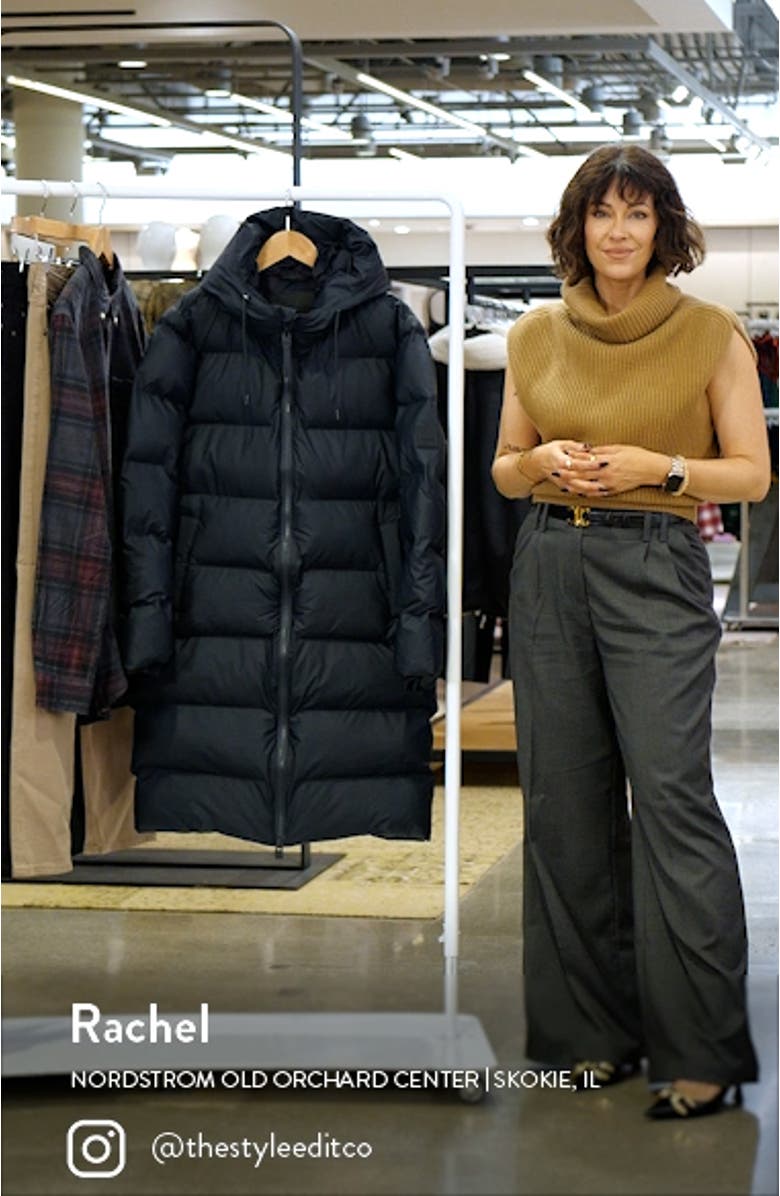 Alta Waterproof Long Hooded Puffer Coat, sales video thumbnail