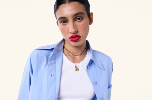 Hey Harper Cry Me A River Necklace In Gold