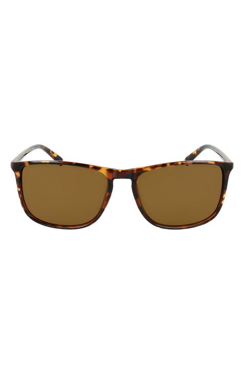 56mm Polarized Square Sunglasses