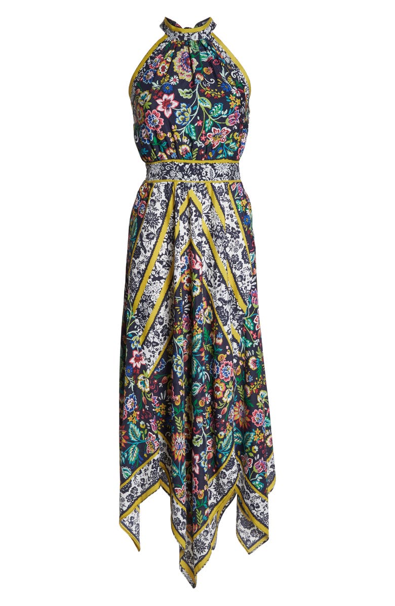 Eliza J Halter Handkerchief Dress, Alternate, color,