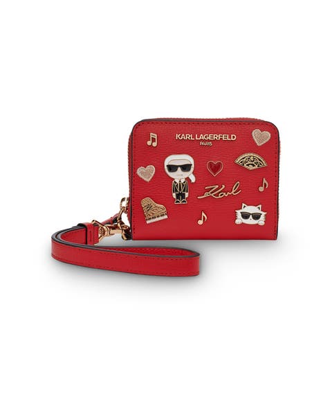 Jaqueline Small Wallet with Cate Pins