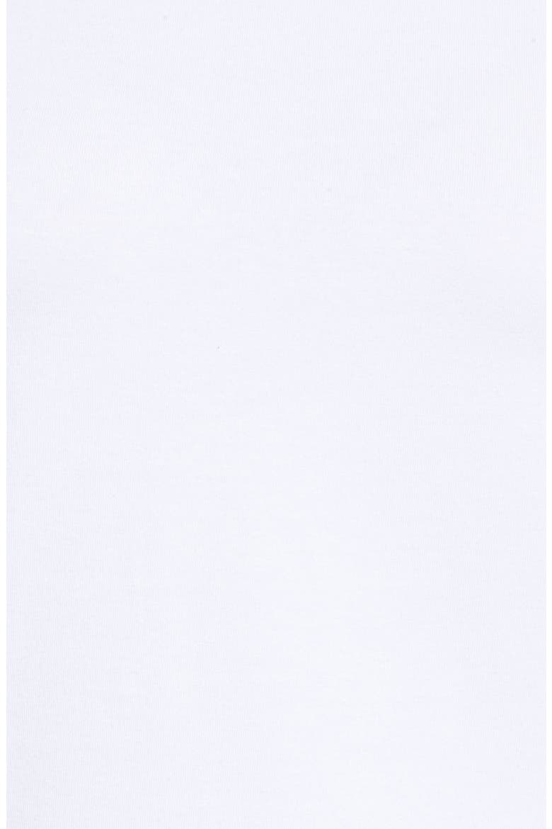 Poplin Ruffle Tee, Alternate, color, WHITE/ WHITE