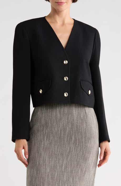 Lafayette 148 New York Edie Crop Blazer