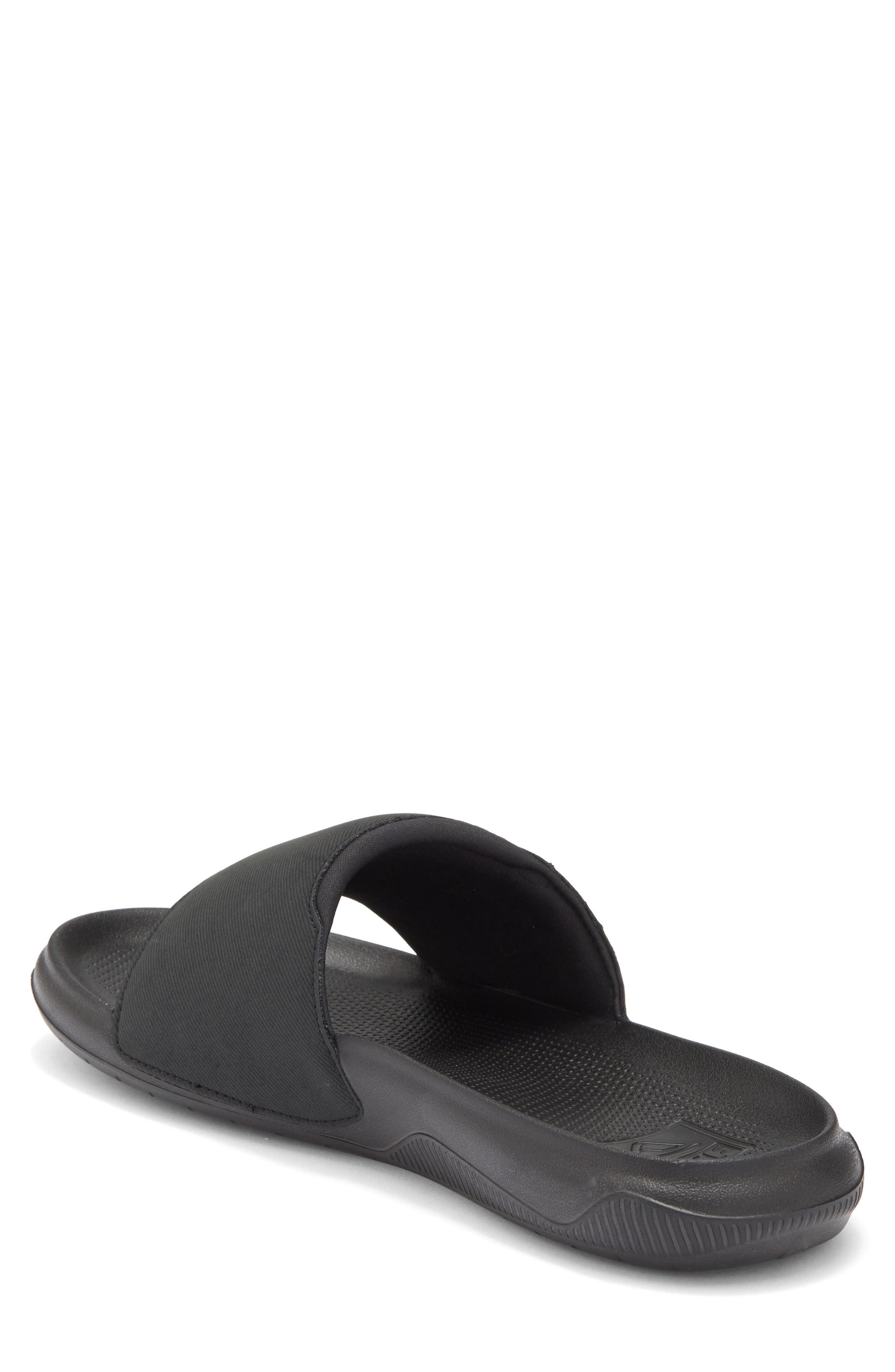 Reef Tailslide Slide Sandal, Alternate, color, Black
