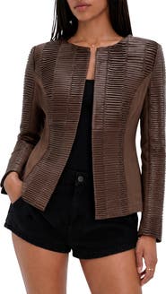BY DESIGN Trinity Faux Leather Jacket