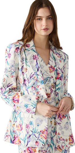 Denia Floral Print Wide Leg Pants