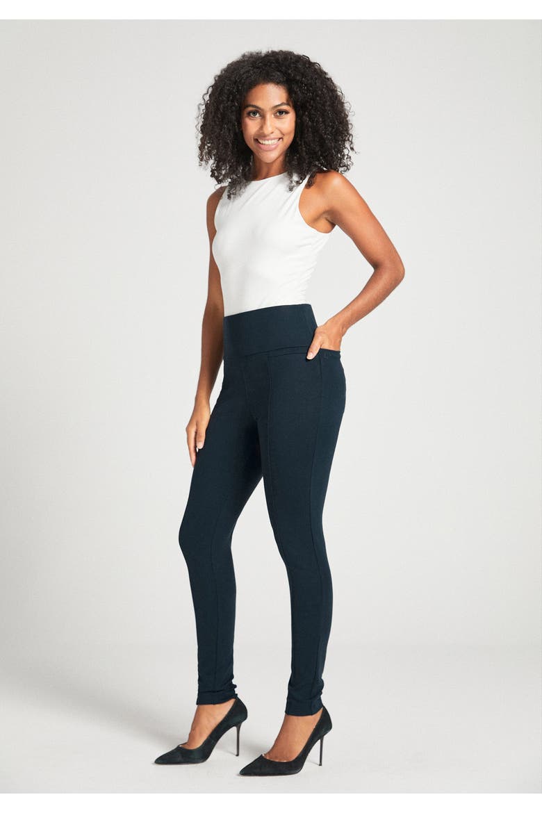 Power Down DPYP Dress Pant Yoga Pant Skinny, Alternate, color, Navy