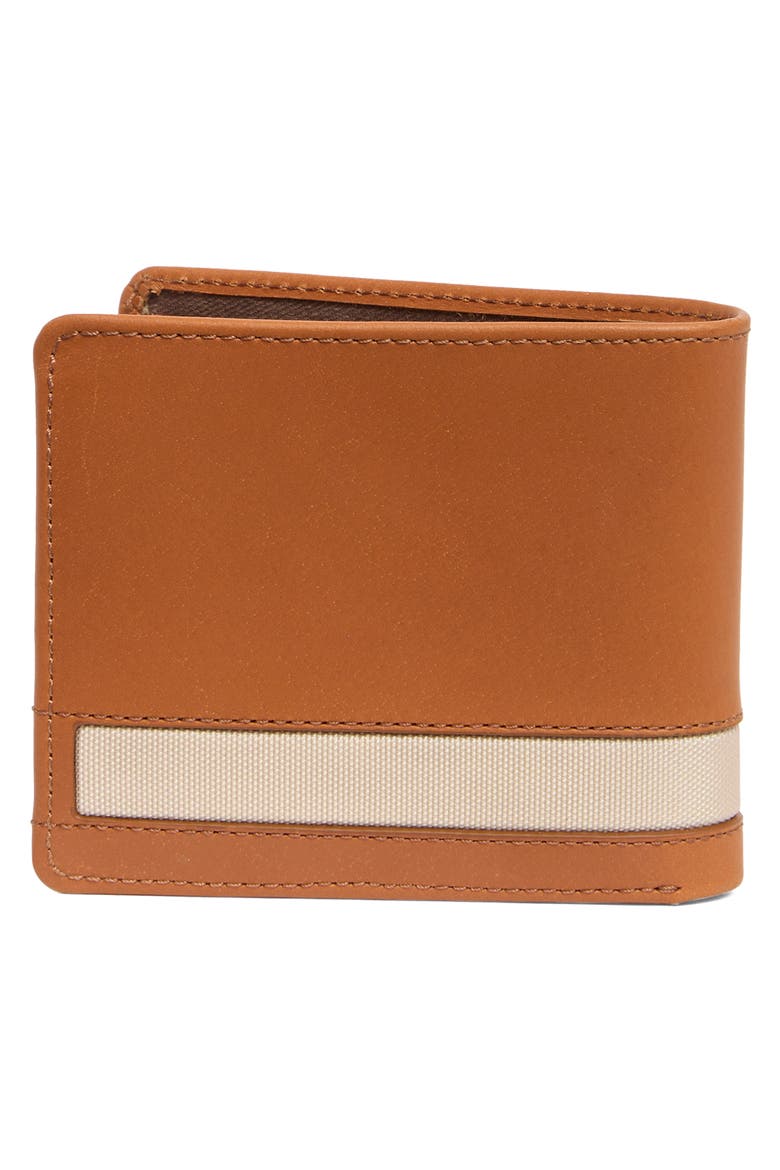 Lola Leather Passcase Wallet, Alternate, color, TAN/ KHAKI