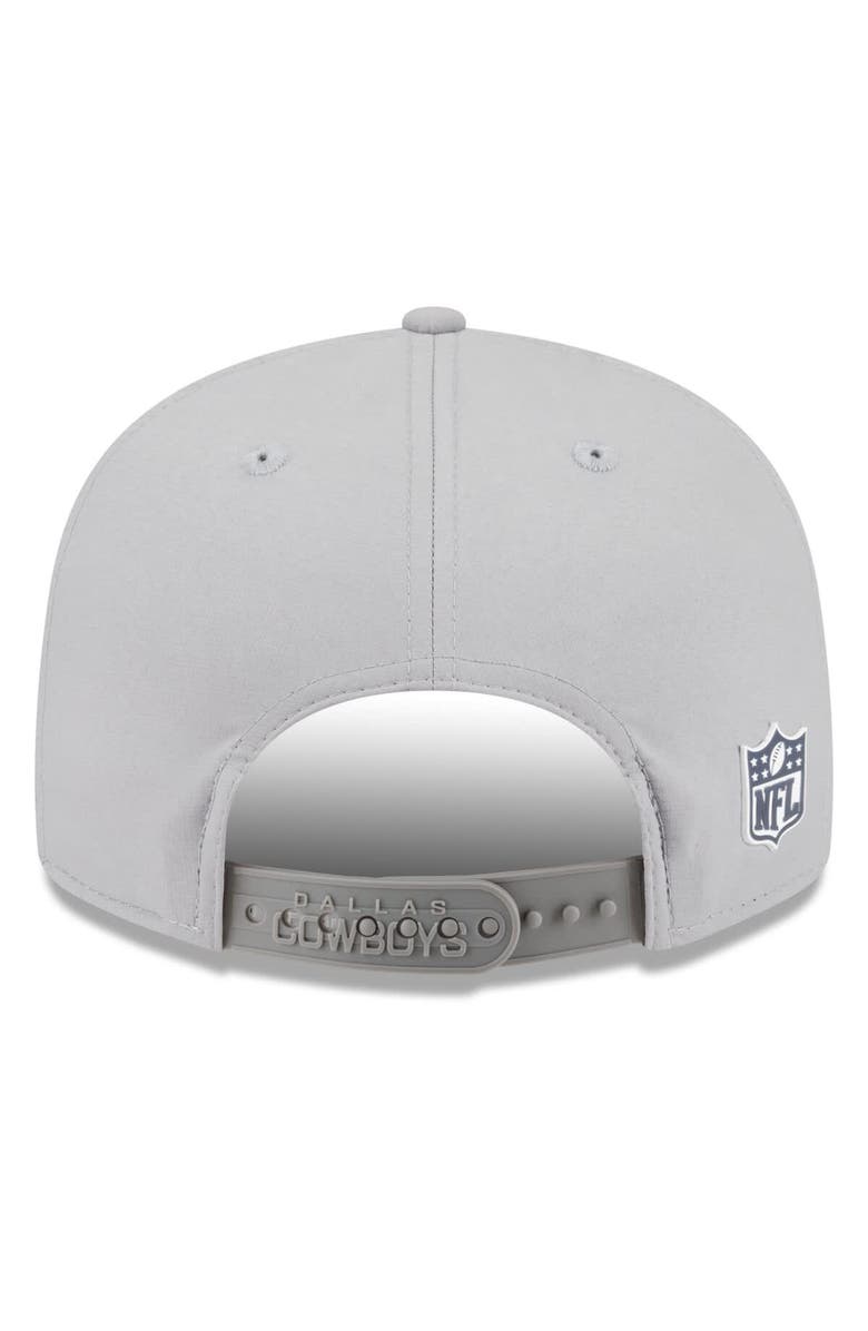 New Era Men's New Era Gray Dallas Cowboys 2025 Sideline Split Panel 9FIFTY Snapback Hat, Alternate, color, Gray