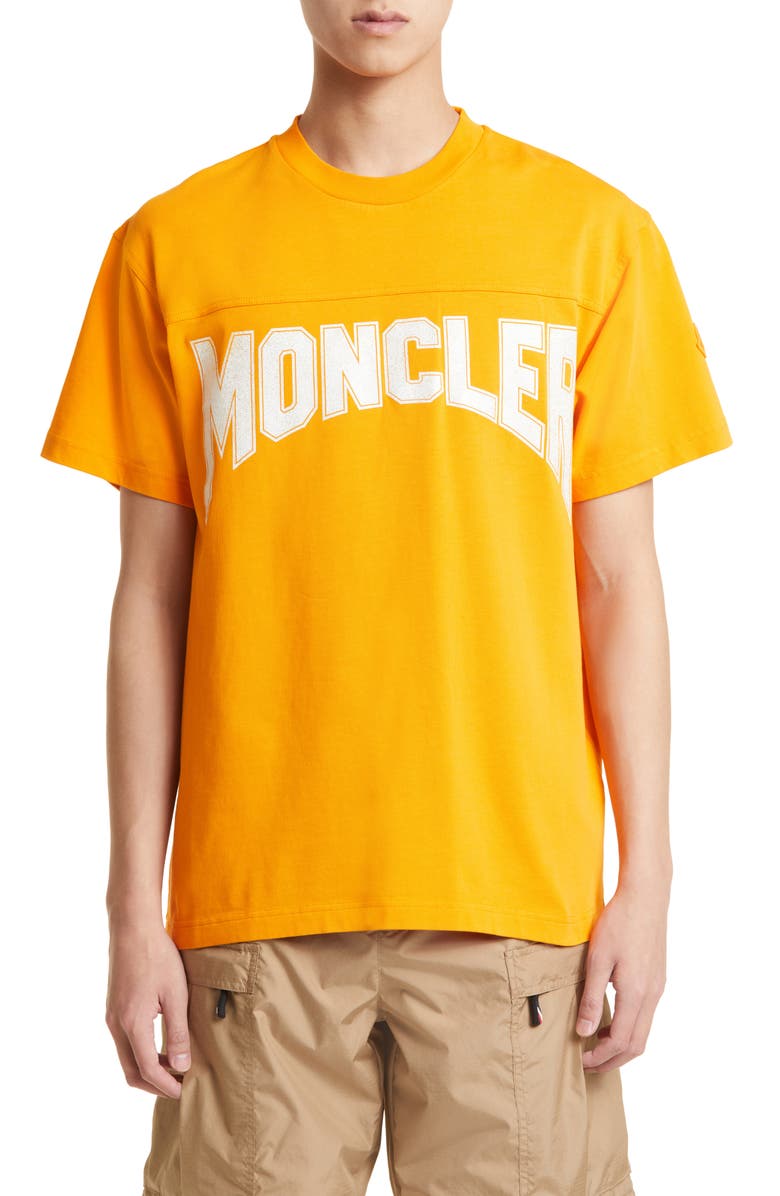Moncler Logo Graphic Tee, Main, color, 