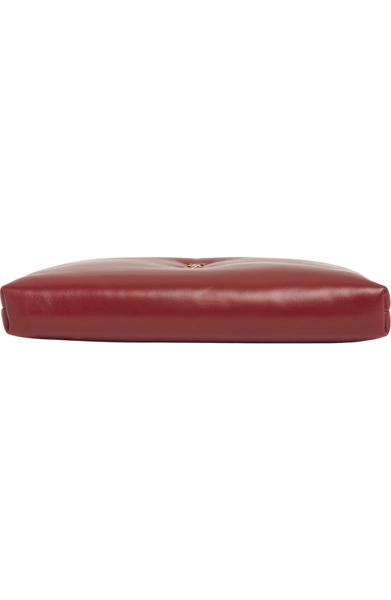 Saint Laurent Calypso Long Leather Pouch Clutch, Alternate, color,