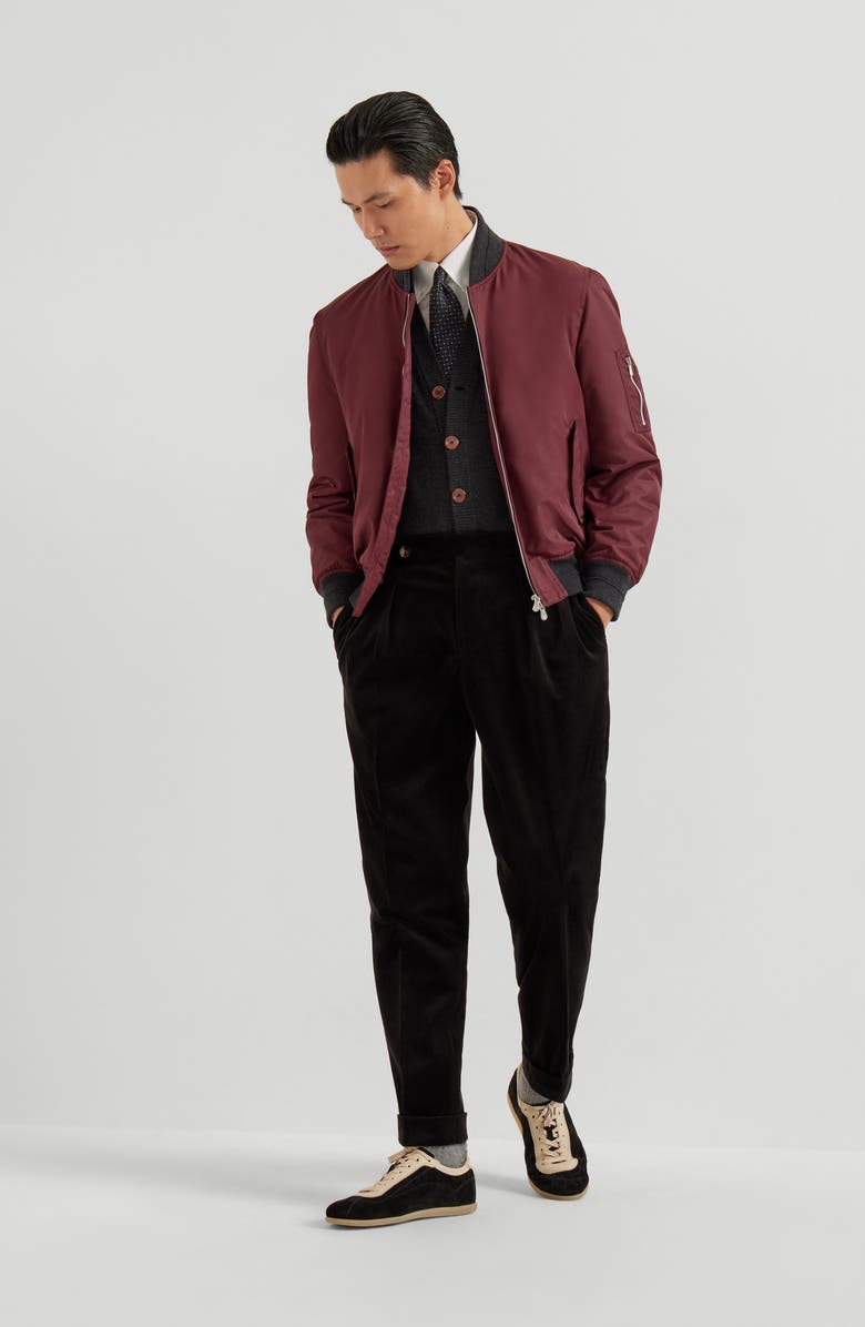 Brunello Cucinelli Cashmere cardigan, Alternate, color, Anthracite