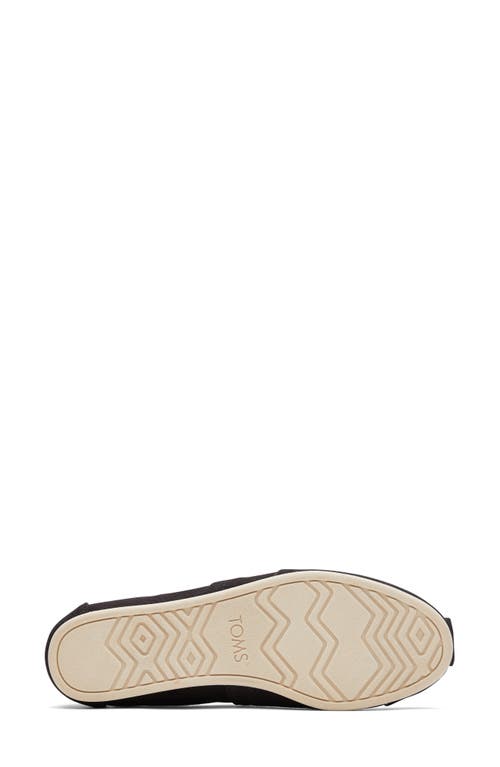 Shop Toms Alpargata Slip-on In Black