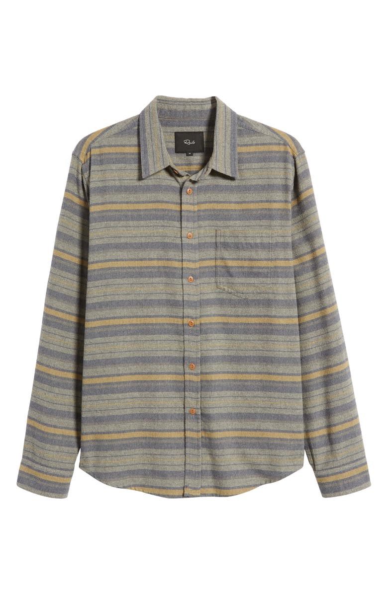 Rails Runson Stripe Flannel Button-Up Shirt, Main, color, 