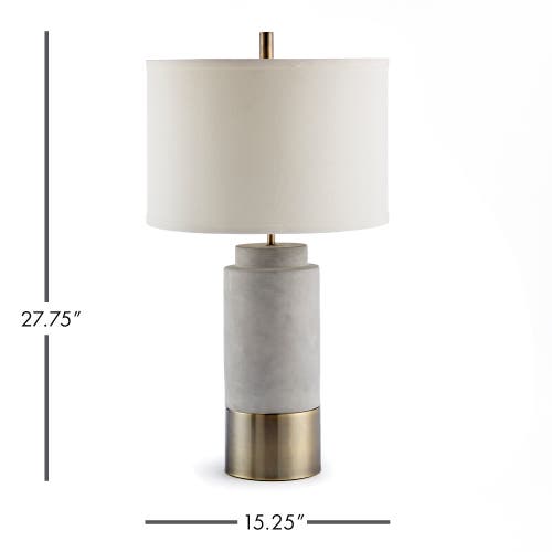 Napa Home & Garden Scully Cylinder Lamp In Gray