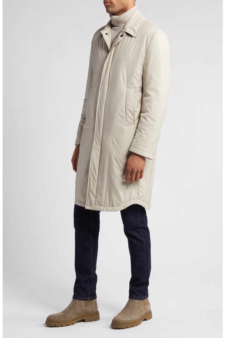 Noah Insulated Raincoat, Alternate, color, STONE