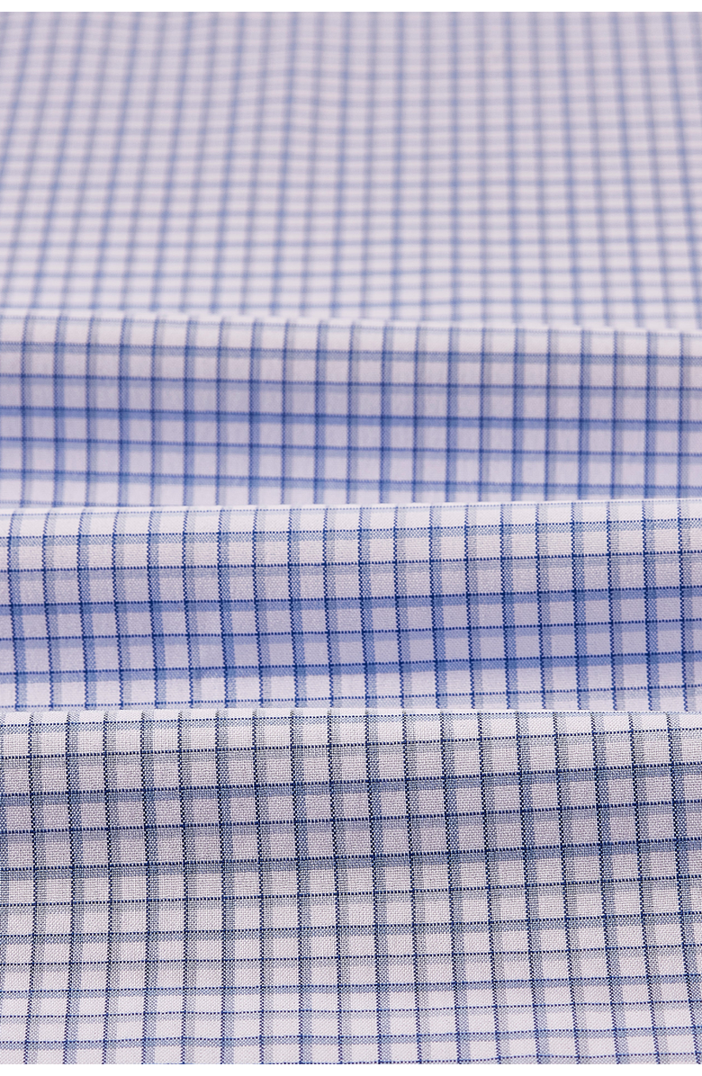 Regent Row Men's Big and Tall stanton shirt polo, Alternate, color, Blue-Check-11