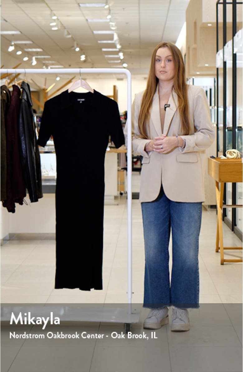 Lindy Polo Rib Midi Sweater Dress, sales video thumbnail