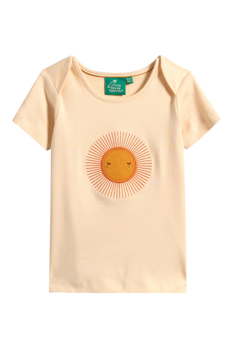 Kids' Organic Cotton Embroidered T-Shirt, Main, color, CREAM