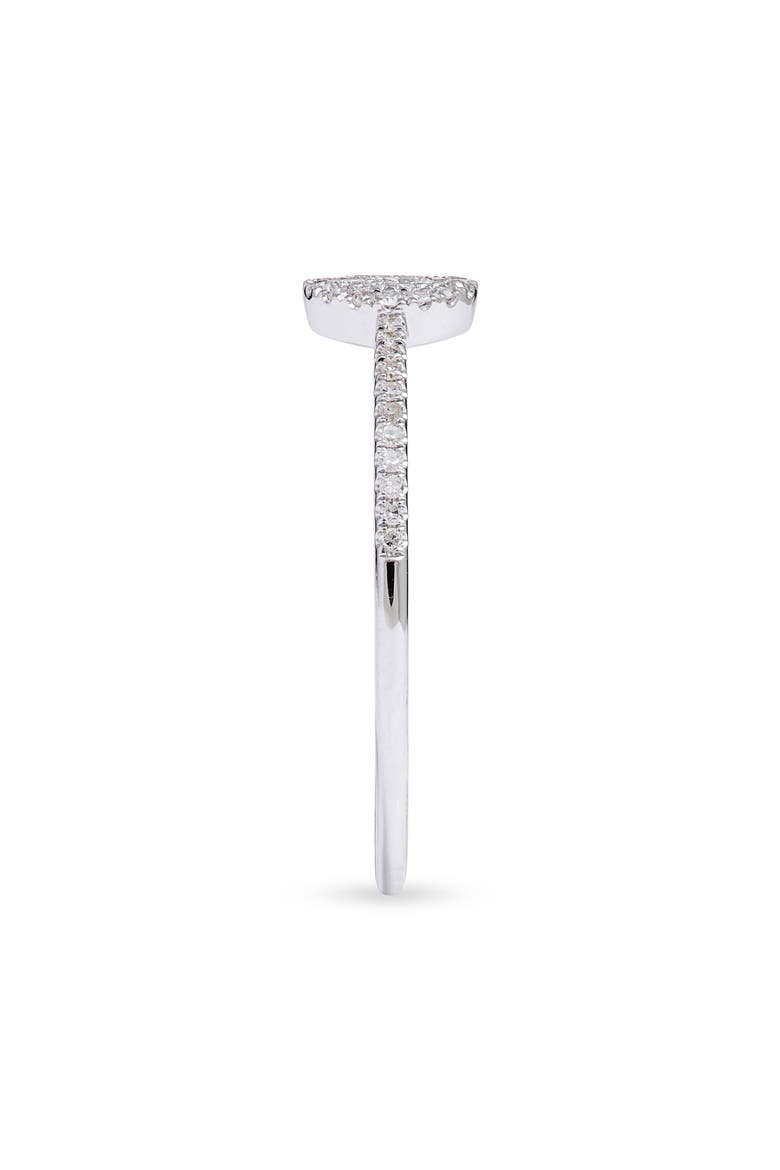 Pavé Diamond Circle Ring, Alternate, color, WHITE GOLD