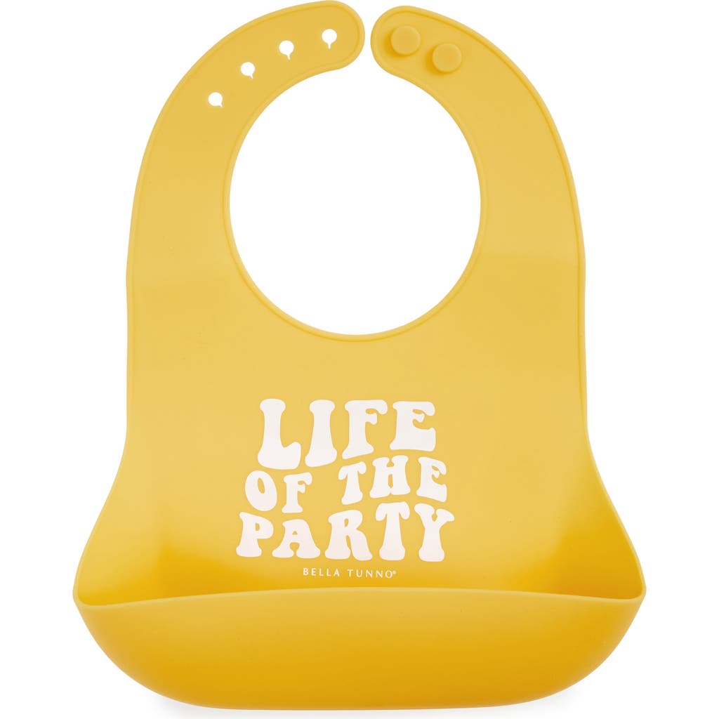 Bella Tunno Life Of The Party Wonder Bib In Yellow