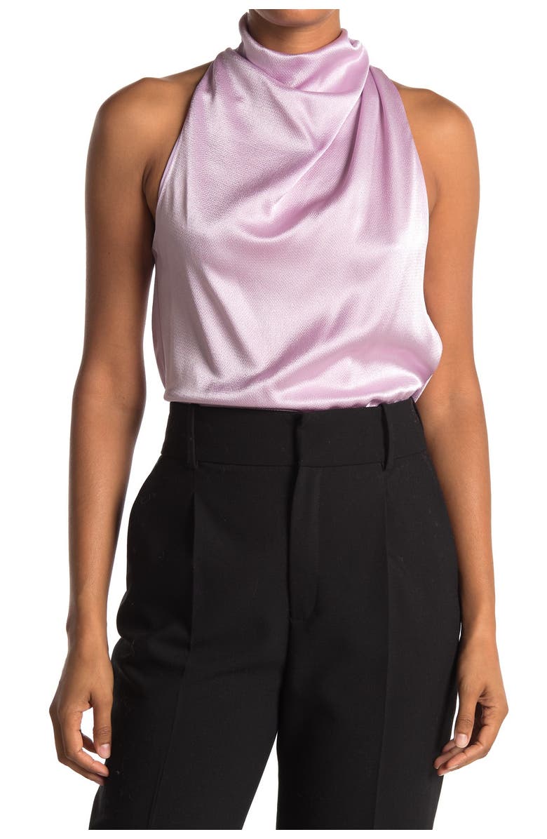 A.L.C. Evelyn Sleeveless Satin Blouse, Main, color, 