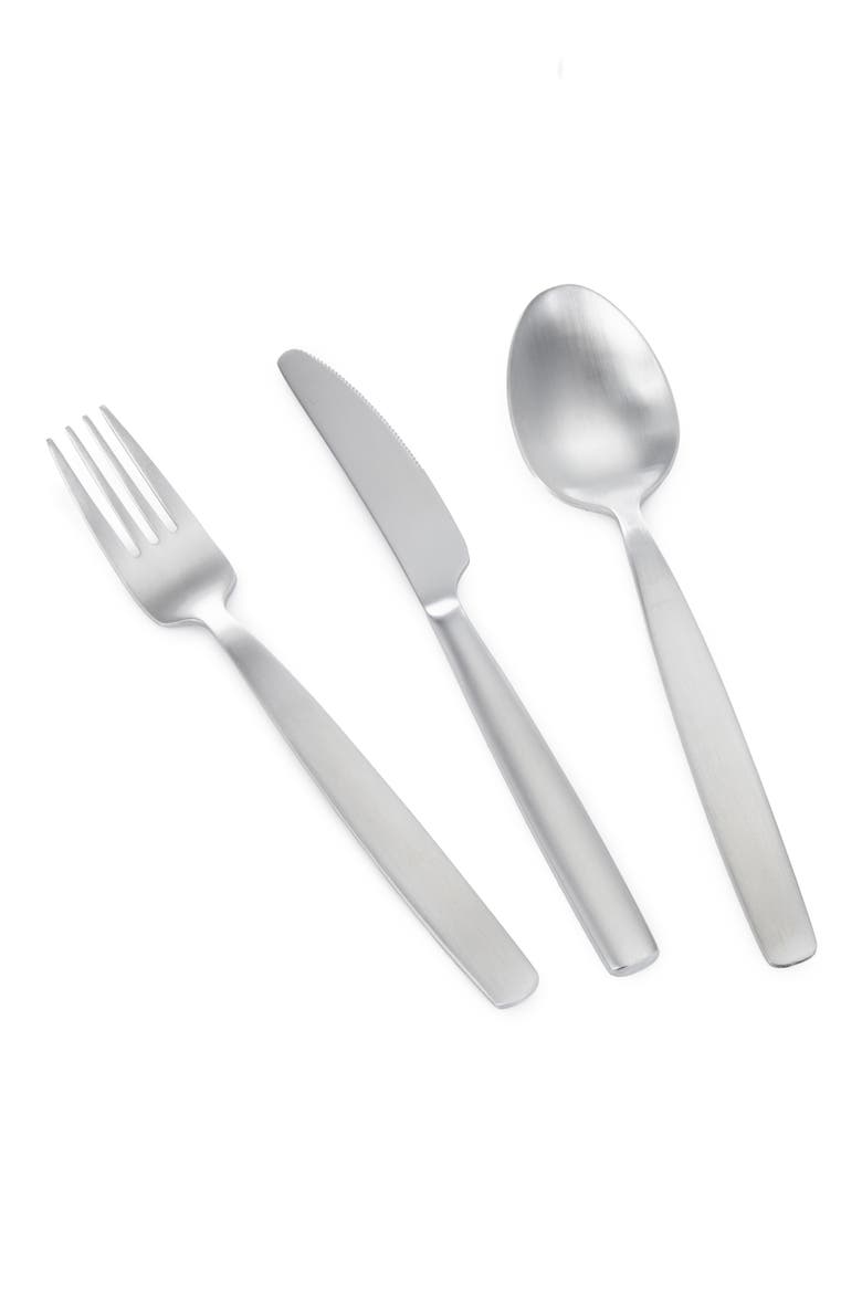 Kids' Leo Legacy 3-Piece Flatware Set, Main, color, SILVER