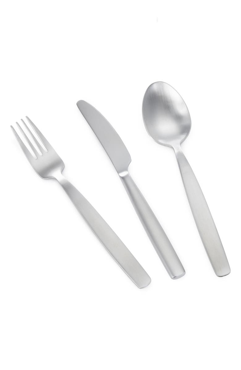 BergHOFF Kids' Leo Legacy 3-Piece Flatware Set, Main, color, Silver