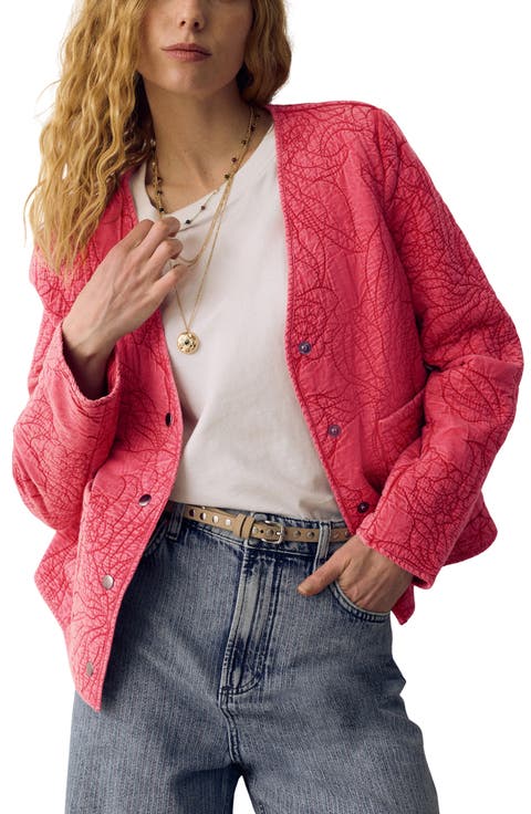 Garment Dye Quilted Cotton Jacket