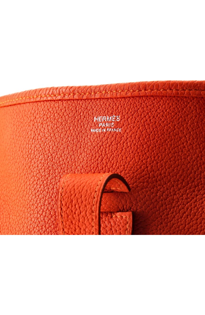 Pre-Owned Hermes Evelyne Bag Gen III Clemence GM, Alternate, color, Feu