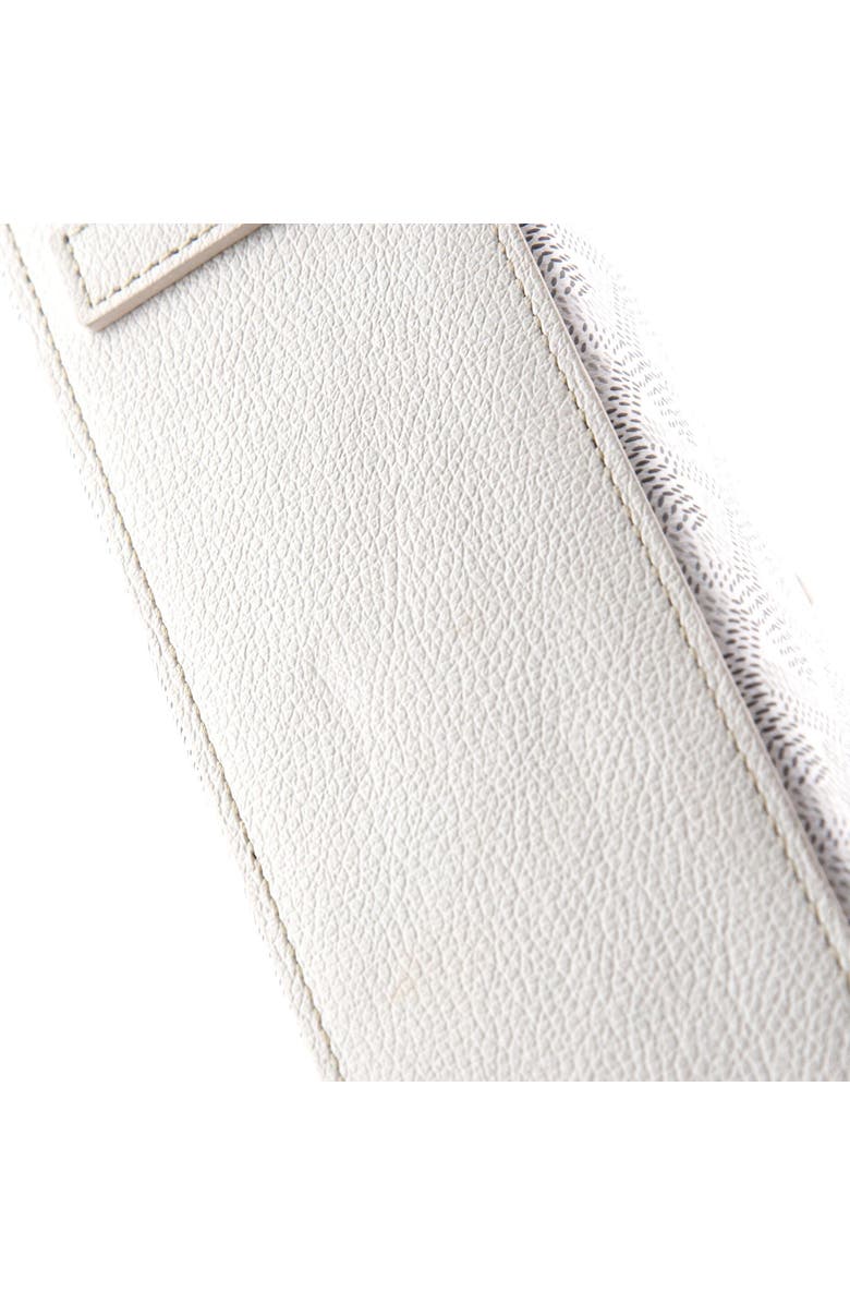 Pre-Owned Goyard Structured Rouette Chain Shoulder Bag Coated Canvas Mini, Alternate, color, White