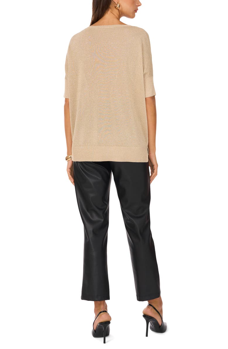 Vince Camuto Metallic Knit Sweater, Alternate, color,