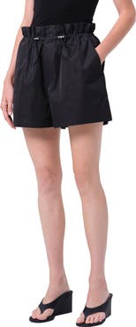 AGOLDE Lydia Toggle Waist Cotton Blend Shorts