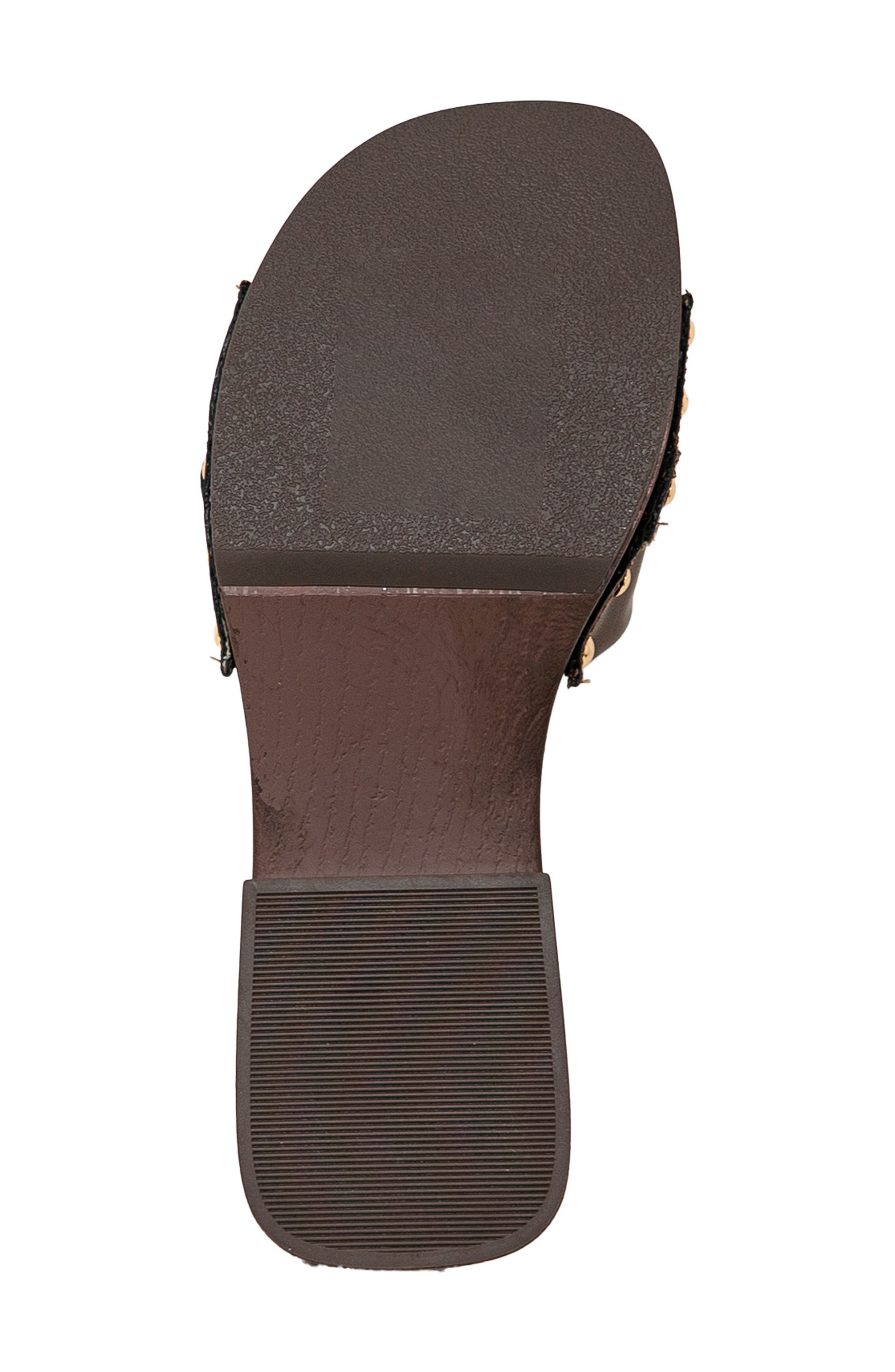Slide Sandal, Alternate, color, BROWN PU