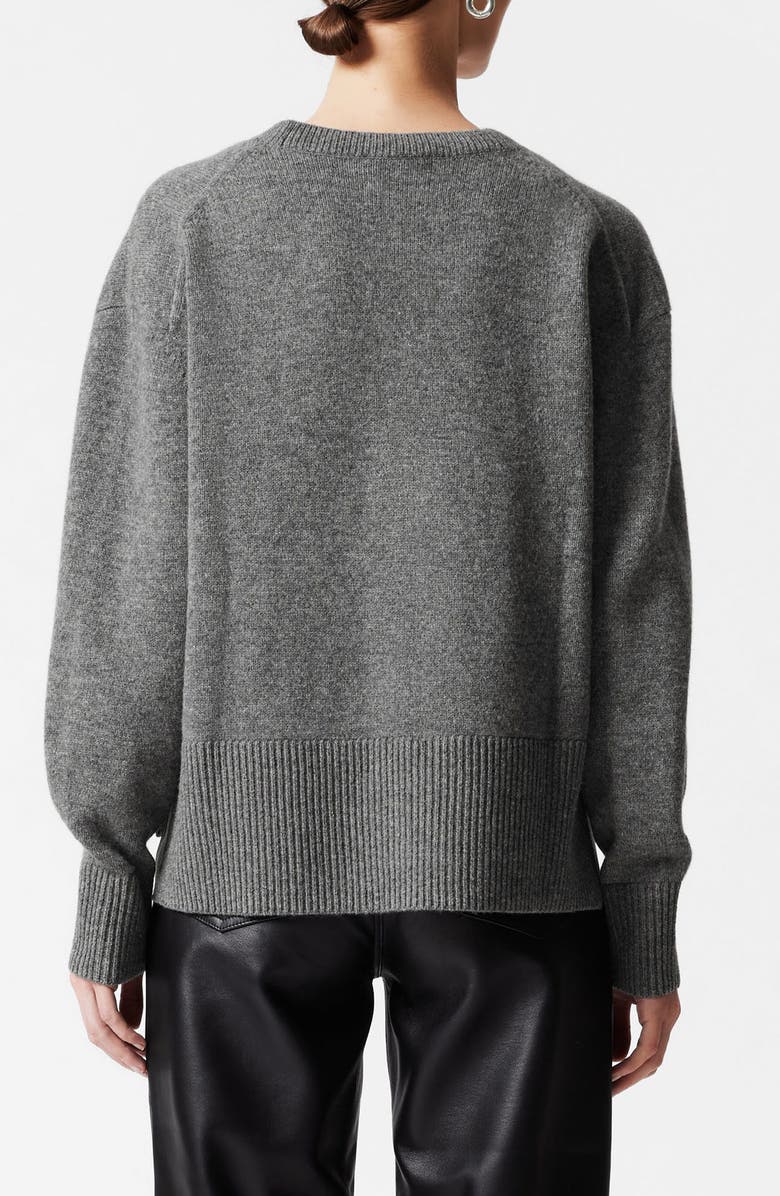 & Other Stories Oversize V-Neck Merino Wool Cardigan, Alternate, color, 