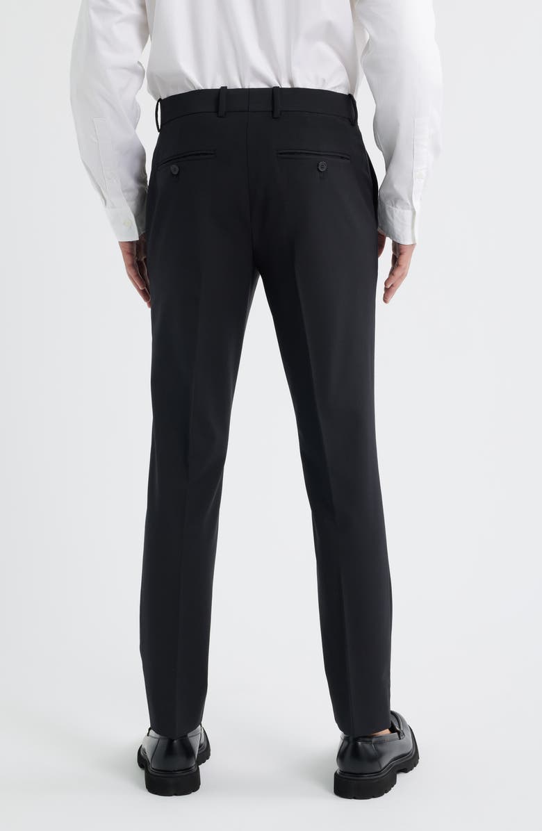 Open Edit Skinny Fit Suit Pants, Alternate, color, Black Caviar