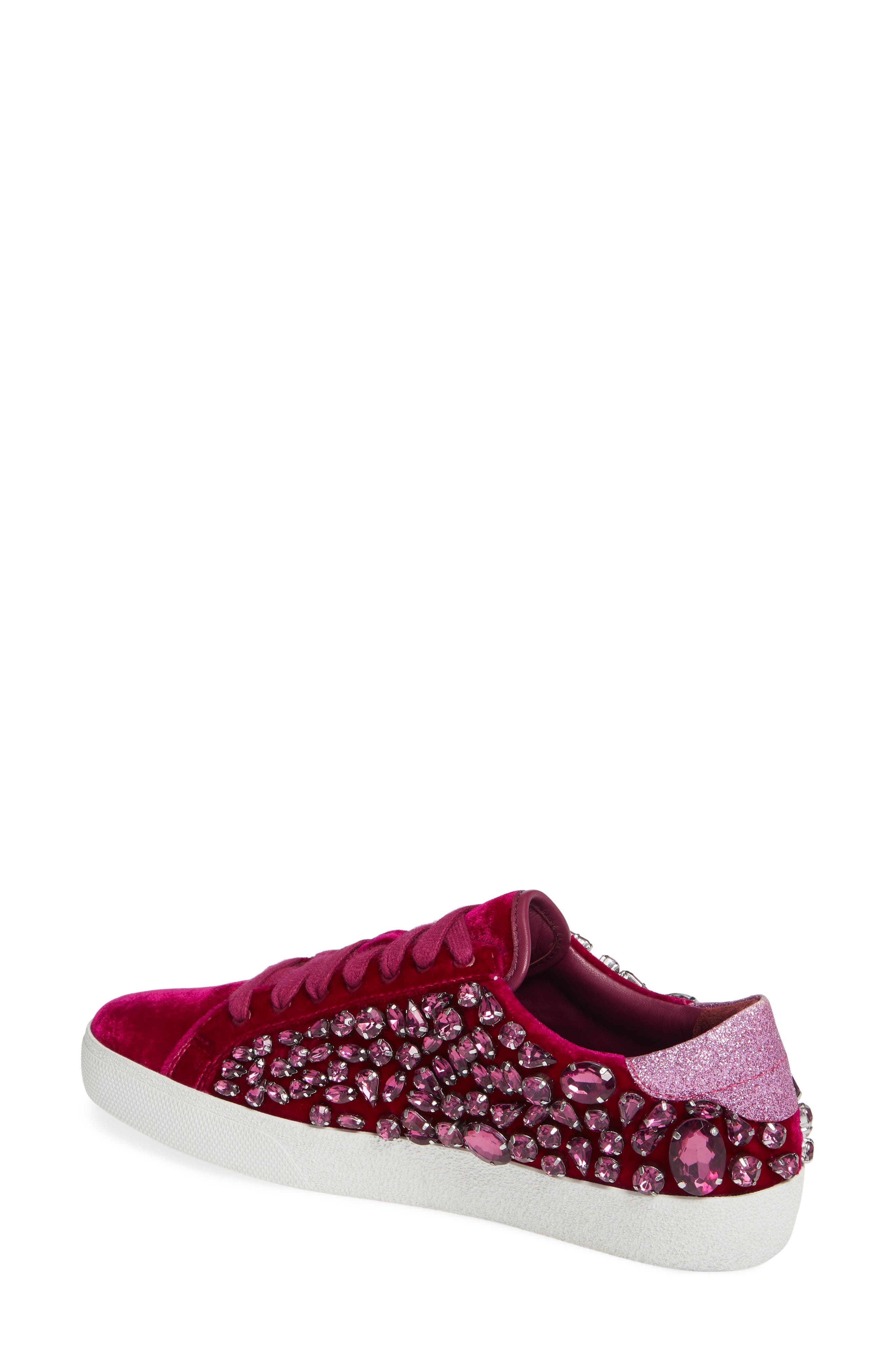 Alice + Olivia Cammen Embellished Sneaker, Alternate, color, 