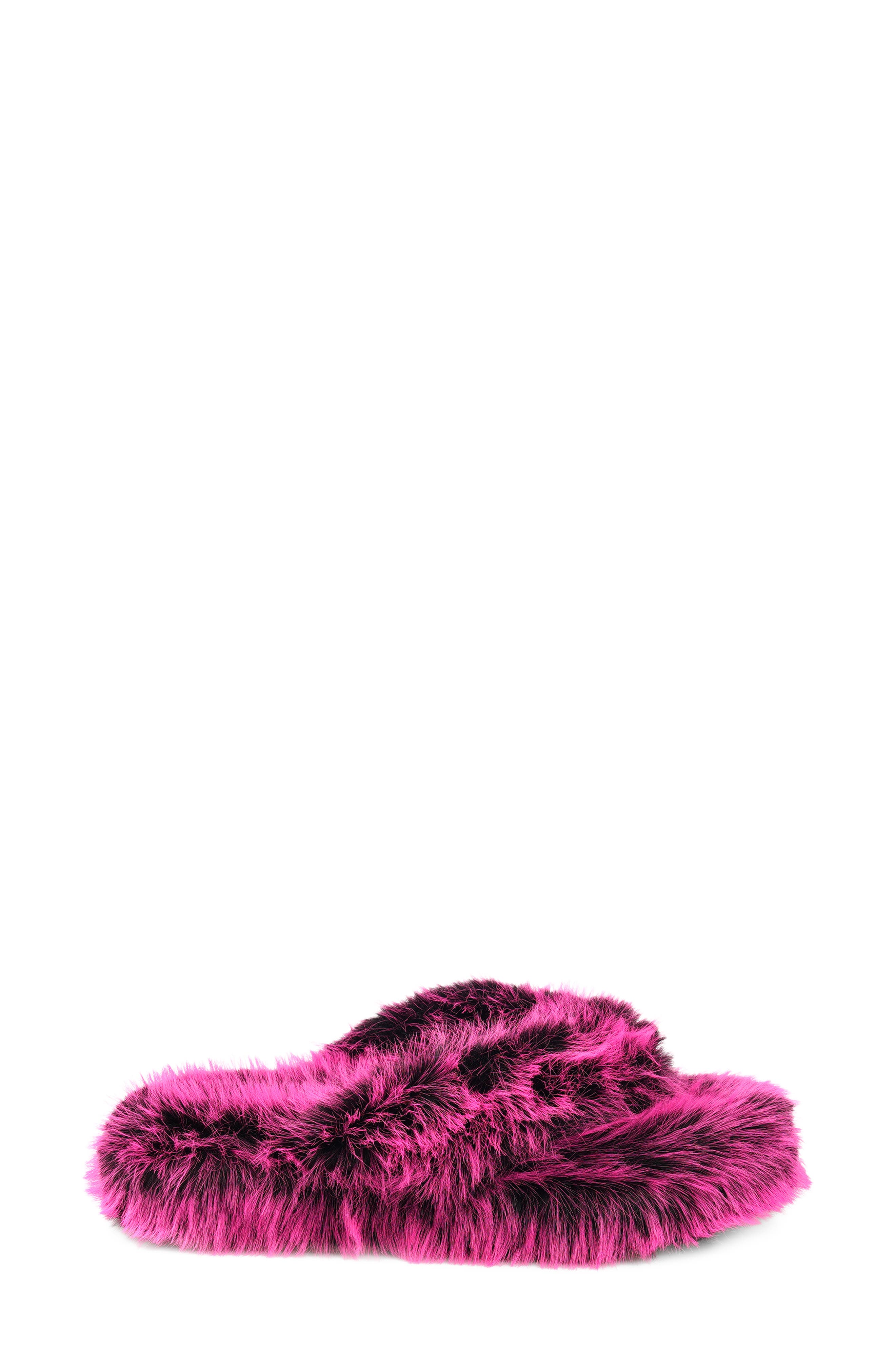 ZIGI Whimzy Faux Fur Slipper, Alternate, color, Fuchsia Faux