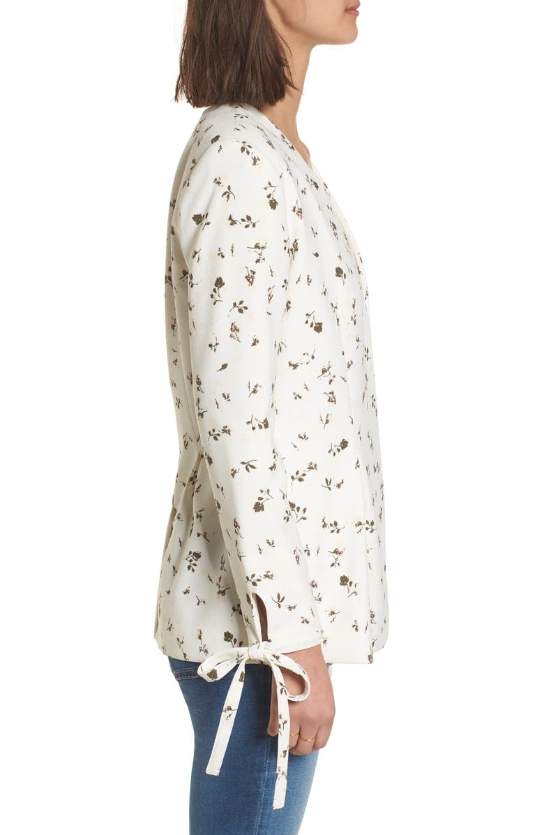 Hinge Tie Sleeve Blazer, Alternate, color, 