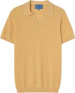 Robert Talbott Randall Cotton Cashmere Johnny Collar Sweater