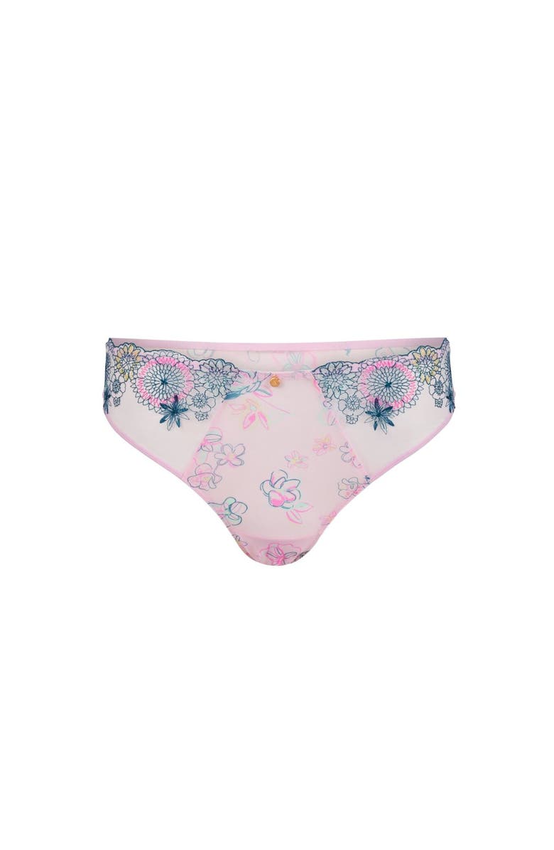 Adore Me Prisma Brazilian Panties, Alternate, color, Floral Pink