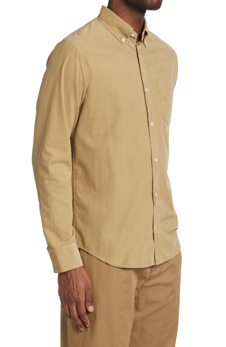 NN07 Levon 5723 Corduroy Button-Down Shirt, Alternate, color,