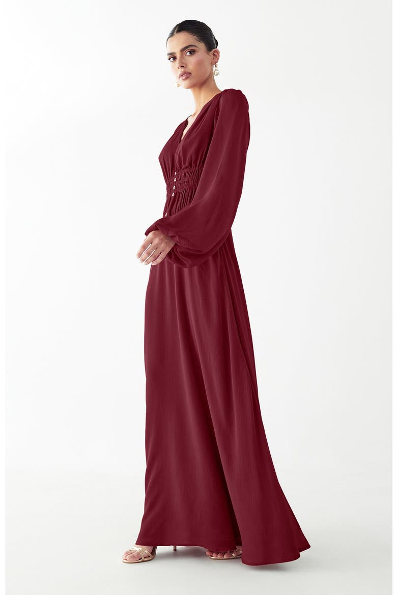 Tilly Maxi Dress, Alternate, color, Sangria
