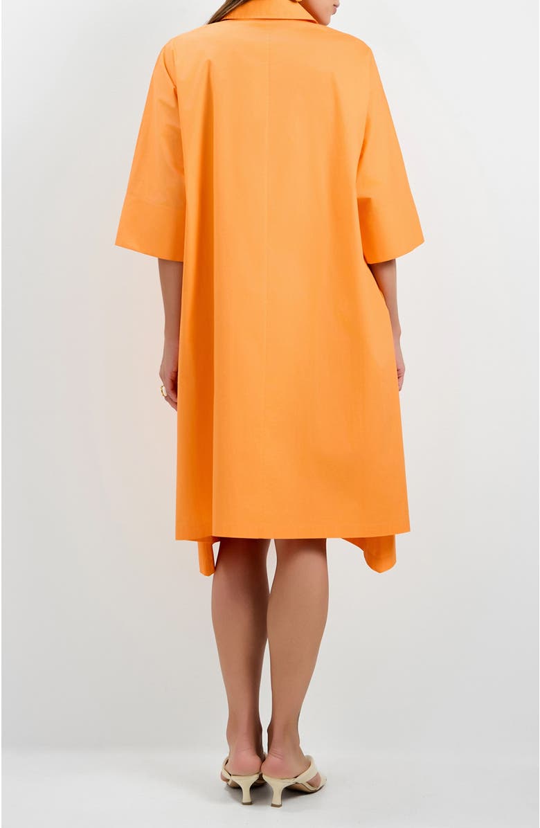 Trina Turk Seveso Shirt Dress, Alternate, color, Aulenti Orange